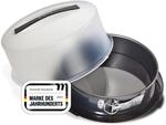 Zenker Deluxe Springform mit Flachboden, Auslaufschutz und Haube | 3900 ml