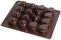 Dr. Oetker Silikon-Schokoladenform"Classic", Pralinenform f&uuml;r 16...