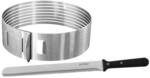 Zenker 7704 Tortenboden-Schneidhilfe-Set, mit Konditor- bzw. Glasurmesser