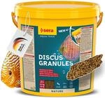 sera Discus Granulat Nature 10 L (4,2 kg) - Hauptfutter f&uuml;r alle Diskusfische,