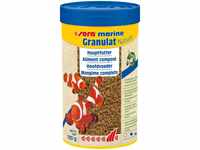 sera marine Granulat Nature 250 ml - Hauptfutter aus Granulat für Meerwasserfische,