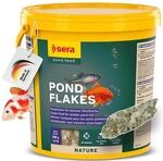 sera Pond Flakes Fischfutter 3,8 L (560 g) | Fischfutter Teich f&uuml;r kleinere