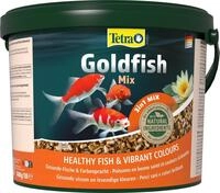 Tetra Pond Goldfish 3in1 Mix - Fischfutter-Mischung aus Flocken, Sticks und Gammarus