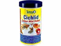Tetra Cichlid Colour Mini Pellets - Fischfutter für intensive und leuchtende Farben,