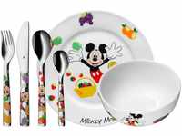 WMF Disney Mickey Mouse Kinder Geschirrset 6-teilig, Kindergeschirr mit...