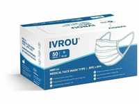 Ivrou Mund- und Nasenmaske - effizienter Schutz für Ihre Gesundheit - Inhalt 50 Stk