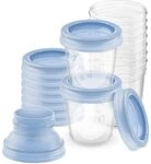Philips AVENT Aufbewahrungssystem f&uuml;r Muttermilch, Becher inklusive Deckel, Adapter