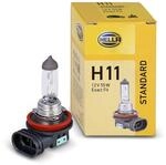 HELLA 8GH 008 358-121 Gl&uuml;hlampe - H11 - Standard - 12V - 55W - Sockelausf&uuml;hrung: