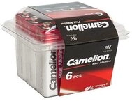 Camelion 11100622 - Plus Alkaline Batterien Box 6LF22/9Volt Block, 6er Set,