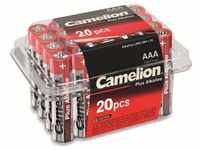 Camelion 11102003 - Batterien Plus Alkaline AAA / LR03, 20 Stück, Kapazität 1250
