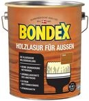 Bondex Holzlasur f&uuml;r Au&szlig;en Teak 4 L f&uuml;r 52 m&sup2; | Hoher Wetter- und UV-Schutz 