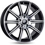 KESKIN KT16 BLACK FRONT POLISH 8,5x19 ET45 5.00x112.00 Hub Hole 66.60 mm - Alu felgen