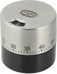Dr. Oetker Mechanischer Kurzzeitmesser (bis 60 min) Edelstahl, K&uuml;chenwecker,