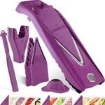 B&ouml;rner V5 PowerLine Gem&uuml;sehobel - Plus Set - Mit Sch&auml;ler - Violett | Mit...