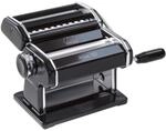 Marcato Nudelmaschine Atlas 150, Schwarz, Eloxiertes Aluminium, f&uuml;r Lasagne,
