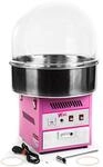 Royal Catering RCZK-1200E Zuckerwattemaschine Cotton Candy Machine mit Abdeckhaube