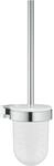 GROHE Essentials Cube - Toilettenb&uuml;rstengarnitur (Material: Glas / Metall,