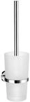 Smedbo K11424 Toilet Brush Wallmount, Polished Chrome HK333 Home Glass...