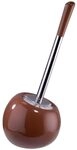 Sanwood 6402438 Coppa WC-B&uuml;rstengarnitur, Keramik, Mocca, 16 x 37 x 16 cm