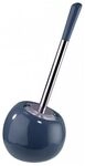 Sanwood 6402475 Coppa WC-B&uuml;rstengarnitur, Keramik, blau, 16 x 37 x 16 cm