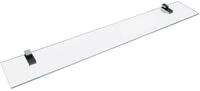 FACKELMANN Glasablage 80 cm/Wandregal f&uuml;r Badaccessoires/Ma&szlig;e (B x T): ca. 80 x 12