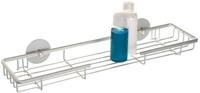 WENKO 18849100 Turbo-Loc Maxiablage Aluminium - Befestigen ohne bohren, Aluminium, 45