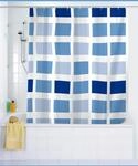 WENKO Duschvorhang Mosaik - wasserdicht, pflegeleicht, Polyethylen-Vinylacetat, 180 x