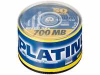 PLATINUM CD-R 700 MB CD-Rohlinge 52x Speed, 80 Min, 2 x 25er Spindel