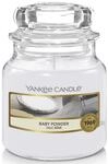 Yankee Candle Duftkerze im Glas (klein) | Baby Powder | Brenndauer bis zu 30 Stunden