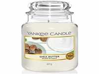 Yankee Candle Duftkerze im Glas (groß) | Shea Butter | Brenndauer bis zu 150