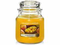 Yankee Candle Duftkerze im Glas (Mittelgroße im Glas) | Mango Peach Salsa 