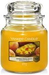 Yankee Candle Duftkerze im Glas (Mittelgro&szlig;e im Glas) | Mango Peach Salsa 
