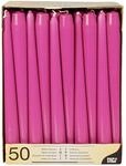 PAPSTAR 100 Leuchterkerzen &Oslash; 2,2 cm 25 cm Fuchsia Spitzkerzen
