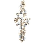 Boltze Design Wand Objekt Eisen Bild Kristall Kreis Muster Dekoration Behang