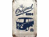 Nostalgic Art Retro Blechschild, Volkswagen Bulli – The Original Ride – VW...