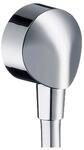 hansgrohe Fixfit E Schlauchanschluss mit R&uuml;ckflussverhinderer, Chrom