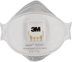 3M Aura Maske f&uuml;r D&auml;mmstoffe und Hartholz 9332+, FFP3, mit Ventil, 10 pro Packung