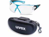 WILPEG Schutzbrille pheos cx2 9198256 rot/grau mit UV-Schutz im Set inkl....