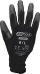 KS Tools 310.0470 Mikro-Feinstrickhandschuhe-schwarz, L, 12 Paar, 4042146256602
