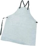 Rensing Damen 2820 Spaltleder Sch&uuml;rze, Wei&szlig;, 80 x 100 cm EU