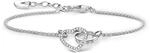 Thomas Sabo Damen Armband Forever Together Herz 925er Sterlingsilber