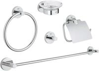 GROHE Essentials, Bad-Set 5in1, Halter f&uuml;r WC-B&uuml;rste