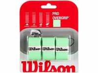 Wilson Pro Overgrip – 3er-Set Griffbänder für Tennisschläger, grün