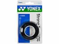 Yonex AC 135 Strong Griffband (3er Pack) Black für Tennis, Squash und Badminton