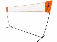 VICTOR Easy Badmintonnetz - Höhenverstellbares Outdoor Multifunktionsnetz 3m