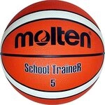 Molten BG5-ST &bdquo;SchoolTraineR Basketball, Gummi, griffig, 12 Felder, Logo Deutsche