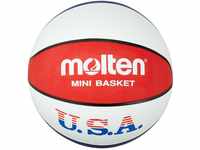 Molten 0 Basketball BC6R-USA, BLAU/Weiss/ROT, 6