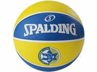 Spalding Ball EL Team Maccabi Tel Aviv, Gelb/Blau, 7, 3001514013317