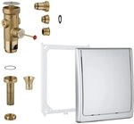 GROHE Drucksp&uuml;ler f&uuml;r WC (Wandeinbau, 6-9l einstellbar, langlebige Oberfl&auml;che),