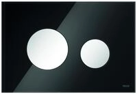TECE WC Bet&auml;tigungsplatte TECEloop Glas f&uuml;r Zweimengentechnik, 9240654, Farbe: Glas